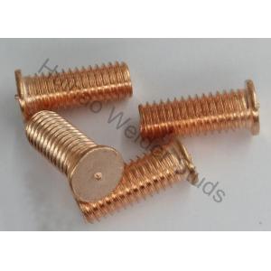 Buy cheap Coppered Steel Threaded Stud Welder Pins 1/4" For Capacitor Discharge Welder from wholesalers