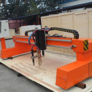 Economic 1000W CNC Gantry Plasma Flame Cutting Machine For Steel Structure