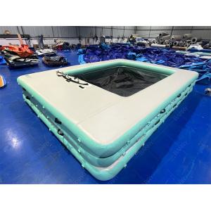 Buy cheap Durable Drop Stitch Portable Floating Ocean Sea Swimming Yacht Pool Inflatable Sea Pool With Anti Jellyfish Net from wholesalers