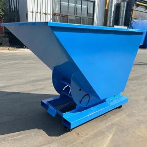 Buy cheap Rugged Self Dumping Scrap Metal Hopper Steel Tipping Bin from wholesalers