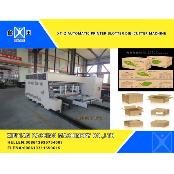 Economical Type Lead Edge Feeder Carton Printer Slotter Die Cutter Machine 100