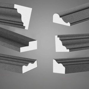 Buy cheap Low Density ISO9001 Eps Foam Trim Window Frame Mouldings Expanded Crown Moulding Lightweight Decoration from wholesalers