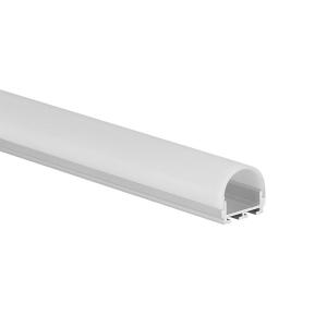 Buy cheap Silver Surface IP20 LED Strip Aluminium Profile Mounting Black Diffuse from wholesalers