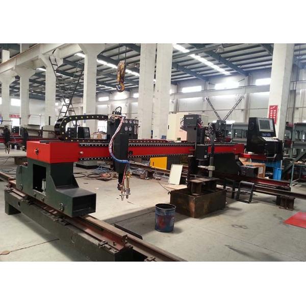 Quality CNC Gantry Type Gas and Plasma Cutting Machine 1 Gas Torch 1 Plasma Torch for sale