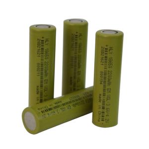 500 Cycles 18650 Lithium Battery 2200mah 3.7 V Rechargeable Cell High Rate