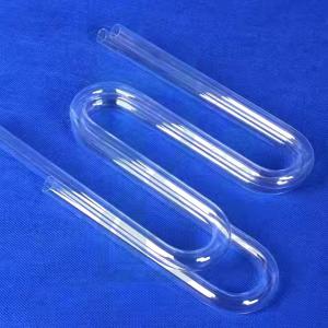 Custom Quartz Glass Tube High Temperature Resistant U Shaped