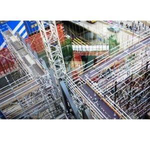 Buy cheap Leader Aluminum Modular Scaffold Tower 2-40m Height Ringlock Stair Scaffold Tower With Ladder from wholesalers