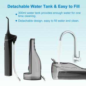 300ml Big Capacity Water Tank Replaceable Nozzle Water Flosser Rechargeable