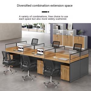 Modern Style Staff Workstation with Customizable Desks and Chairs Combination