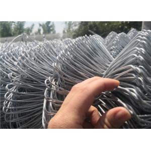 50x50MM Opening 9 Gauge Heavy Duty Chain Link Fencing Fabric Quick To Install