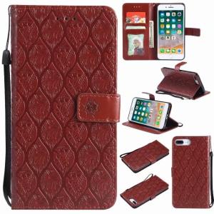 Buy cheap iPhone Leather Protective Case with Flower Embossed Pattern from wholesalers