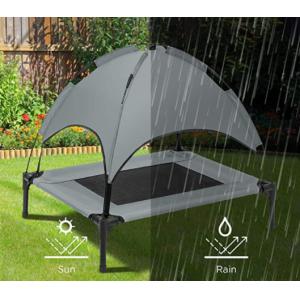 Buy cheap ODM Outdoor Mesh Cooling Raised Dog Bed With Canopy from wholesalers