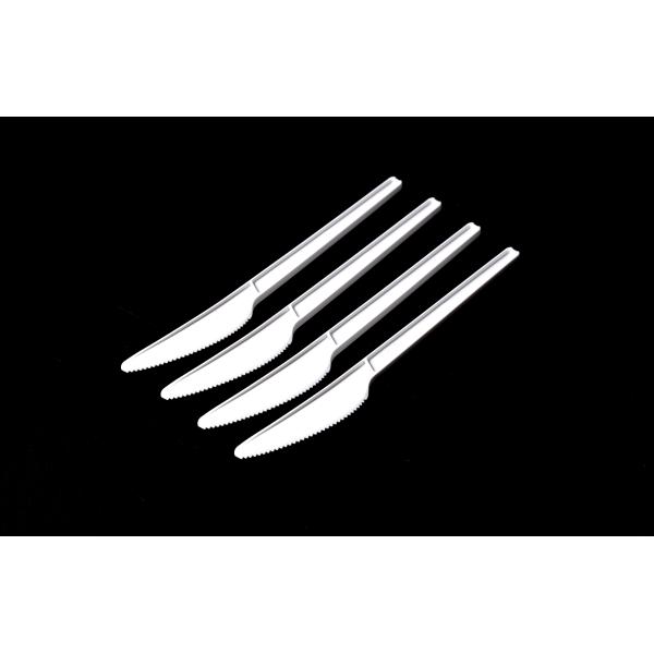 Quality Customization Design CPLA Cutlery 158mm Compostable Knife  Eco Friendly for sale