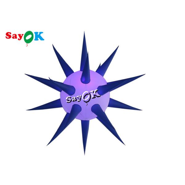Buy cheap 1.5m 5ft Ceiling Hanging Inflatable Led Star For Club Stage Party Event Decoration from wholesalers