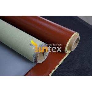 Thermal Insulation Silicone Coated Fiber Glass Fabrics Cloth Width 0.8m To 2m