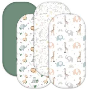 Buy cheap Polyester Fabric Personalized Bassinet Sheet Breathable With Parent Friendly Design from wholesalers