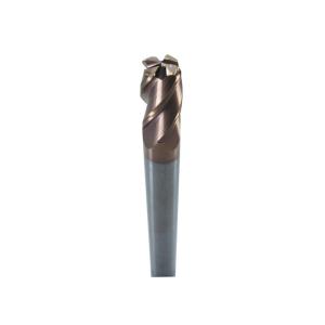 Solid Carbide Corner Radius End Mills , R0.1 / R4.0 Solid Carbide Roughing End