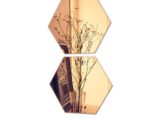 Quality Attractive Tinted Wall Mirror , Eco Friendly Tinted Plate Glass Multi Color for sale