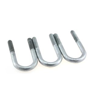 Buy cheap Carbon Steel Grade 8.8 M16 Zinc Plated Pipe Bracket U Bolt Full Thread from wholesalers