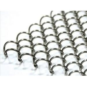 China Decorative Chain Link Fence with Durable Aluminum Alloy Decorative Screen Mesh on sale