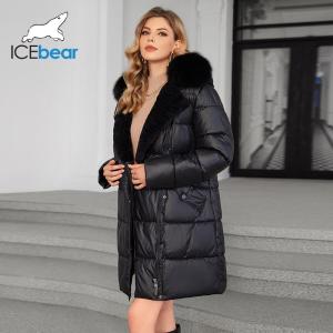 Buy cheap Multiple Pockets Fluff Coat Womens Puffer Coat Knee Length 88cm-96cm from wholesalers