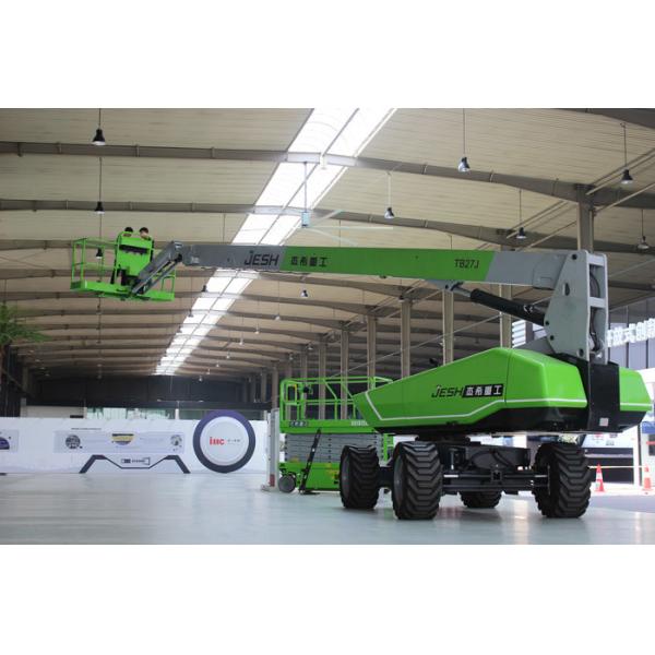 Quality Aticulated Portable Boom Lift 27m Platform Height With Diesel Engine for sale