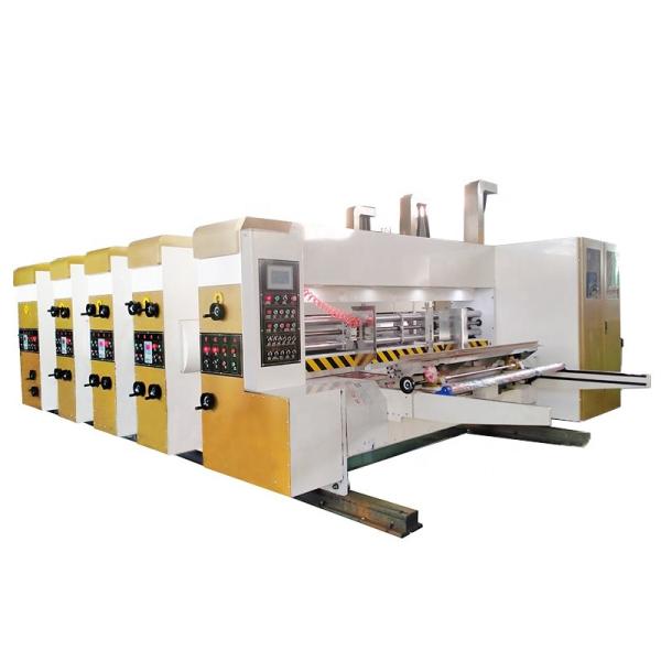 Automatic Folder Gluer 18mm Flexo Printer Slotter Strapline Plc