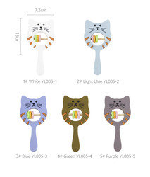Buy cheap Kitty Shape Food Grade Silicone Rattle Teether For Baby Toddler from wholesalers