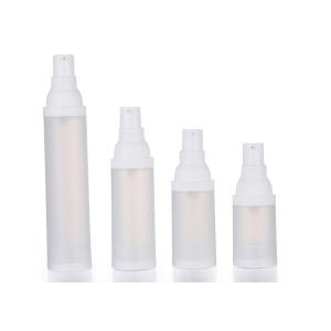 Buy cheap 15ml Plastic Cosmetic Airless Pump Bottles Frosted Transparent from wholesalers
