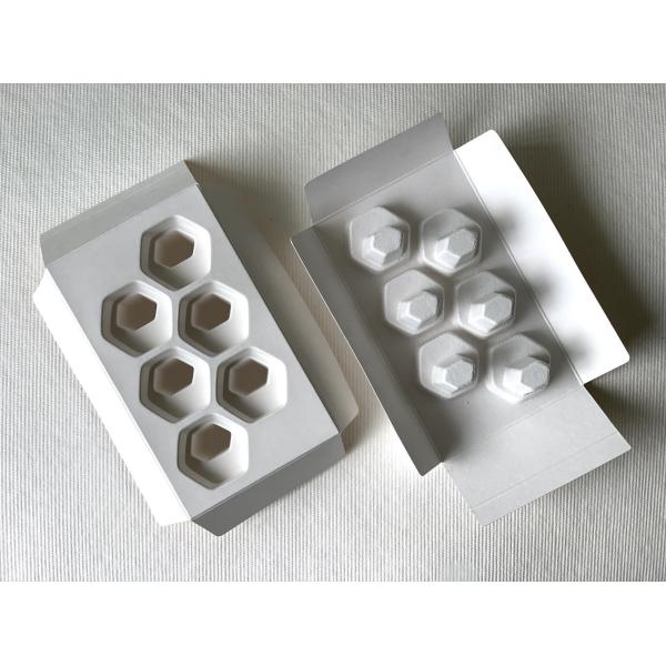 Buy cheap RoHS Thermoformed Paper Trays Molded Pulp Packaging Recyclable from wholesalers