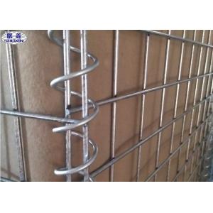 Buy cheap Collapsible Metal Gabion Box Security Barrier 300gsm Sand Color OEM Service from wholesalers