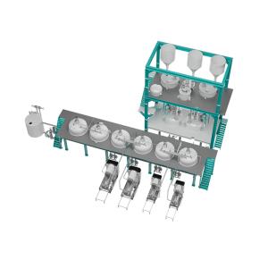 Buy cheap Polished Stainless Steel Mixing Tank with Manual Top Discharge from wholesalers