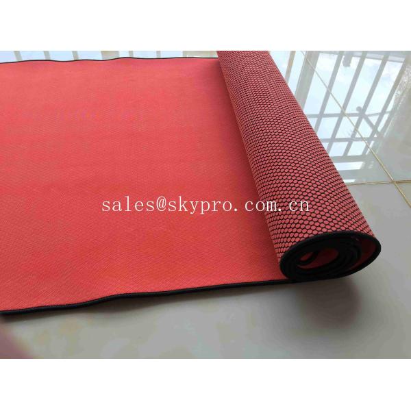 Quality Custom Foldable Neoprene Rubber Sheet Gym Mat Exercise Jute Earthing With Multi Colors for sale
