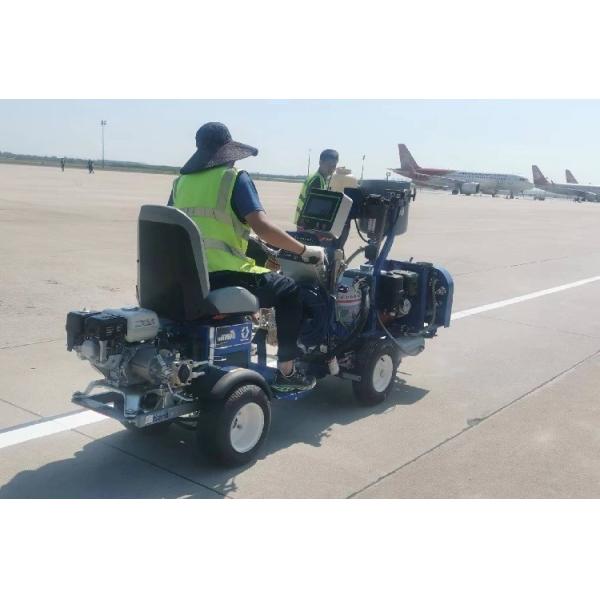 Quality Booster Pushing Pavement Striping Machine Linemarking Equipment Waterproof for sale