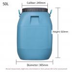 Buy cheap HDPE 50 Litre Plastic Drum Reusable For Chemical Industry ISO9001 from wholesalers