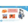 Buy cheap How to pack sliced carrots salad pouch [Bestar] packing machine with dimple surface weigher from wholesalers