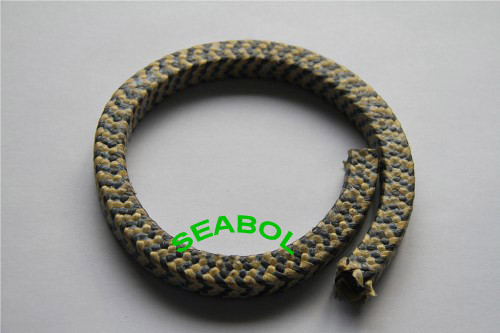 Buy cheap G_PTFE & aramid in zebra braided packing from wholesalers