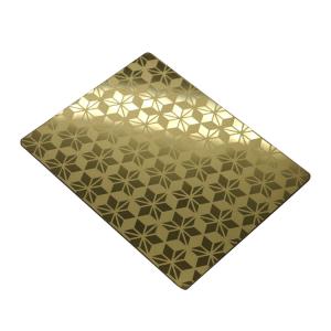 Buy cheap 201 PVD Color Coating Stainless Steel Metal Cutting Sheet Etching Pattern 4x8 For Wall Panel Decor from wholesalers