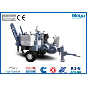 China 110kv Transmission Line 40kn Tension Stringing Equipment with Cummins Engine and German Rexroth Hydraulic System on sale