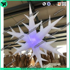 Buy cheap Inflatable Snowflake With LED Light,Lighting Inflatable Snow Flower from wholesalers