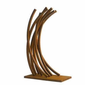 Buy cheap Modern Abstract Ring Rustic Metal Yard Art Garden Sculptures ISO9001 product