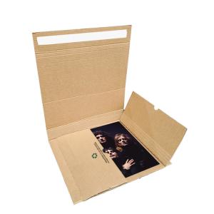 Buy cheap Custom Logo Self Sealing Zipper Tear Book Mailer Shipping Packaging Box With Adhesive Tape from wholesalers