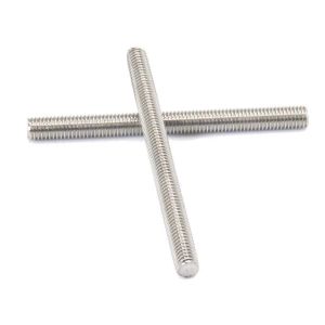 High Precision Cold Rolled Carbon Steel Threaded Rod DIN 975 Standard Machine