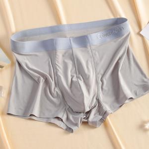 Buy cheap 7xl 6xl 5xl Customizable Extra Large Mens Boxer Shorts Underwear Ice Silk Antibacterial Ultra Thin Summer Brief from wholesalers