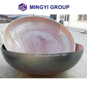 Buy cheap Hemispherical Tank Head with Circle Head Code and Customized Spherical Dish End from wholesalers