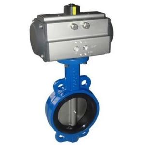Buy cheap Low Temperature Manual PN16 PN25 DN40-DN400 300LB Metal Hard Seal Pneumatic Wafer Butterfly Valve from wholesalers