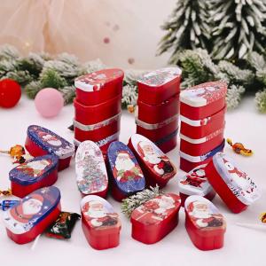Buy cheap Christmas Gift Tin Box 0.22mm Small Rectangular Iron Cans Tin Containers PMS Empty Tin Box from wholesalers