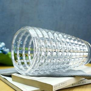 High Quality Window Collection Transparent Clear Engraved Exquisite Glass Vase