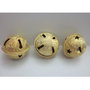 Buy cheap frosting wrinkle golden star jingle bell in Iron metal material from wholesalers
