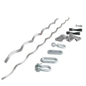 20% RTS Malleable Iron Preformed ADSS Suspension Clamp